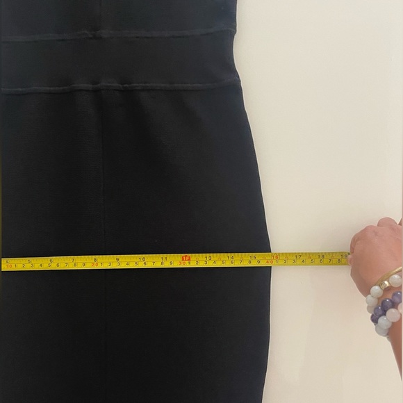 A.L.C Bandage V Neck Black Dress - Picture 6 of 10